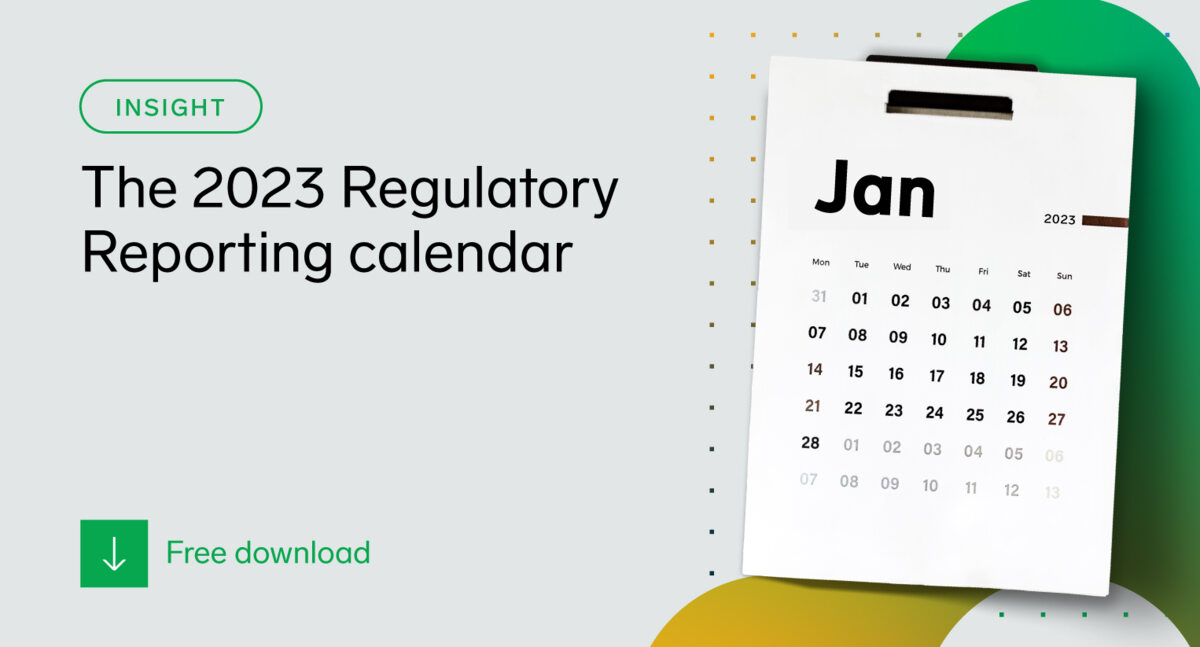 Regulatory reporting calendar 2023 Regnology Regnology